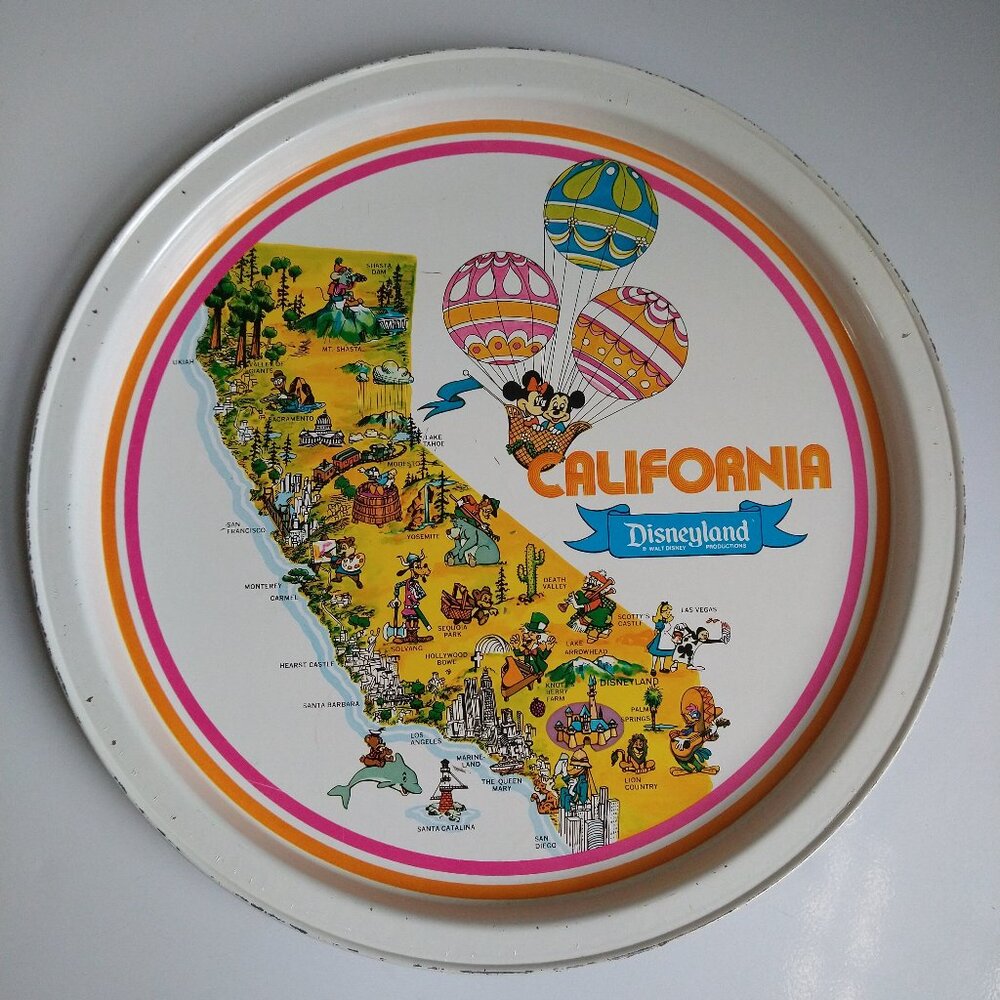 Disney California Decorative Tray